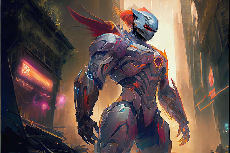 Futuristic Time Agent